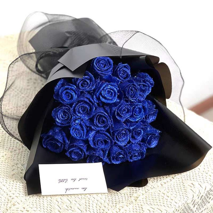 Glitter Rose Bouquet Perfect Valentine's Day Gift