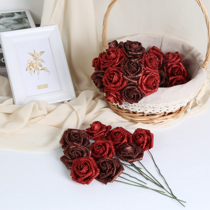Glitter Rose Bouquet Perfect Valentine's Day Gift