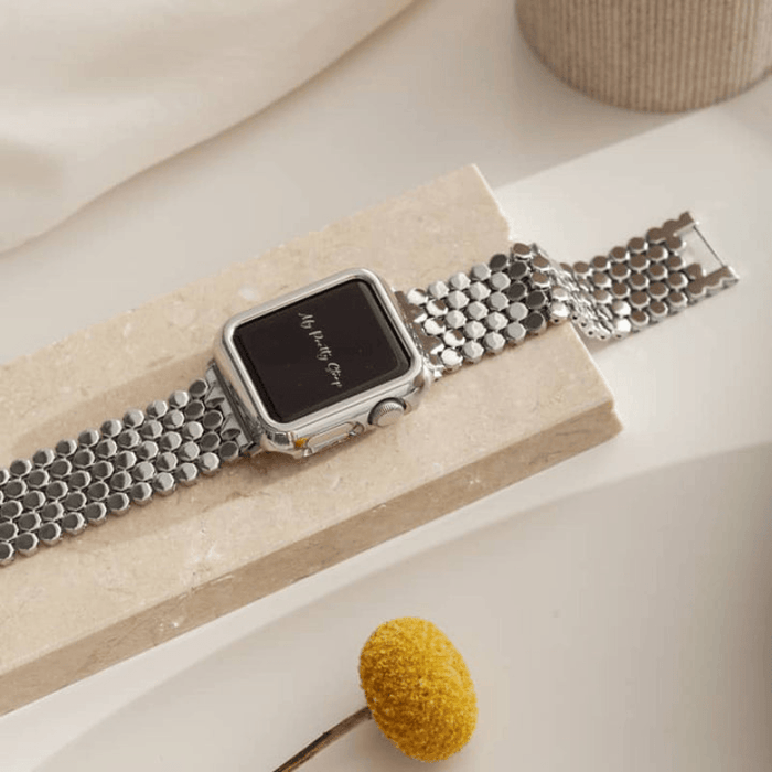 Honeycomb Stainless Steel Watch Band