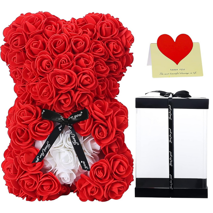 Artificial Floral Bear – Foam Roses For Elegant Home Decor