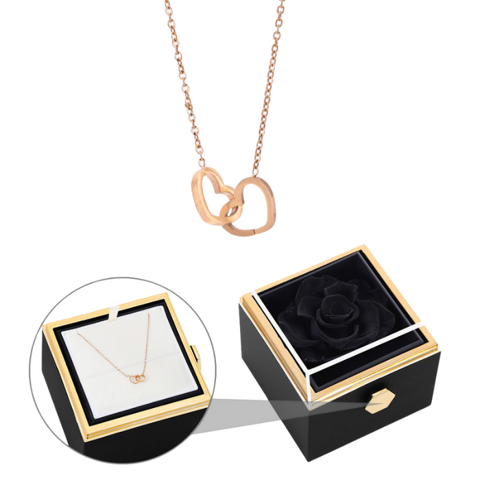 Custom Necklace Rose Box – Personalized Eternal Gift Set