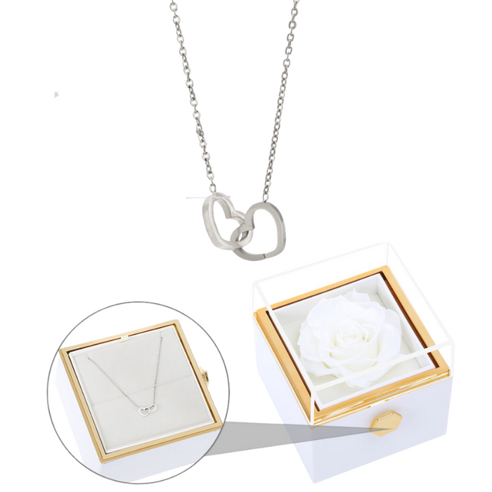 Custom Necklace Rose Box – Personalized Eternal Gift Set