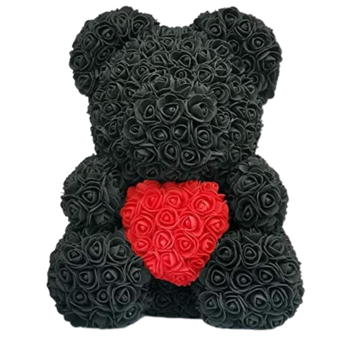 Rose Bear Gift - 16 Inches Handmade Box And LED Lights