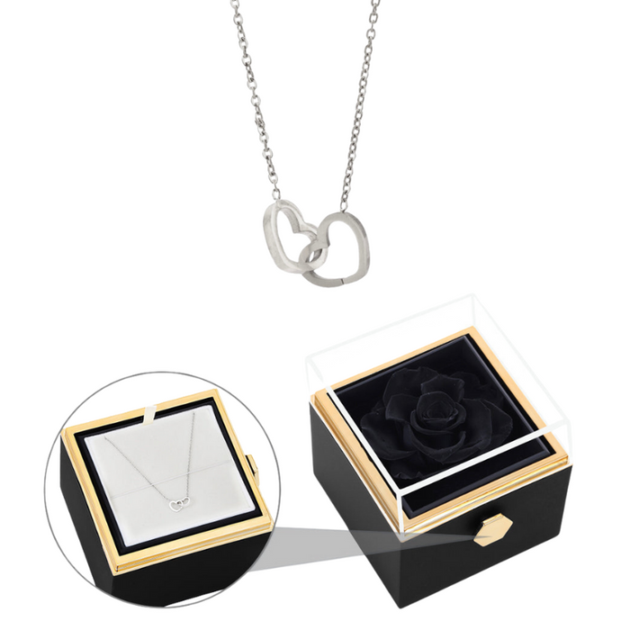 Custom Necklace Rose Box – Personalized Eternal Gift Set