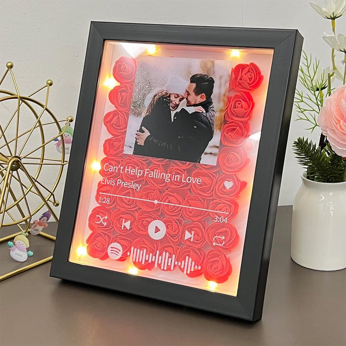 Personalized Music Flower Shadow Box – A Timeless Sentimental Gift