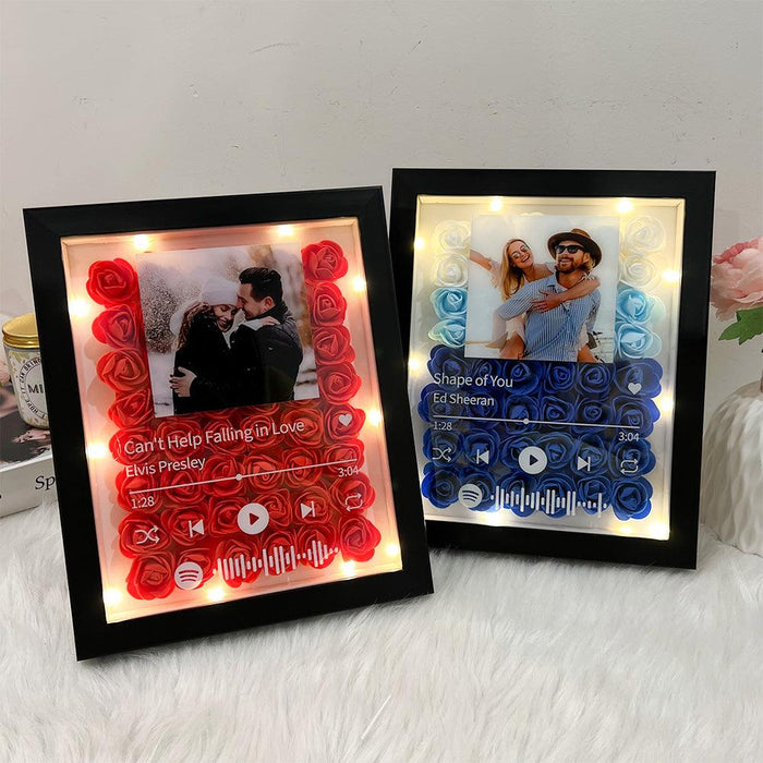 Personalized Music Flower Shadow Box – A Timeless Sentimental Gift