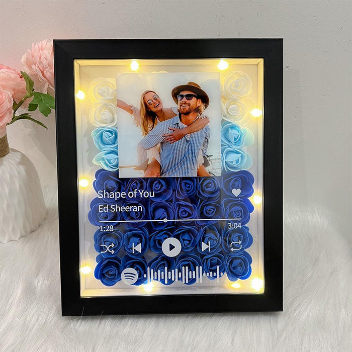 Personalized Music Flower Shadow Box – A Timeless Sentimental Gift