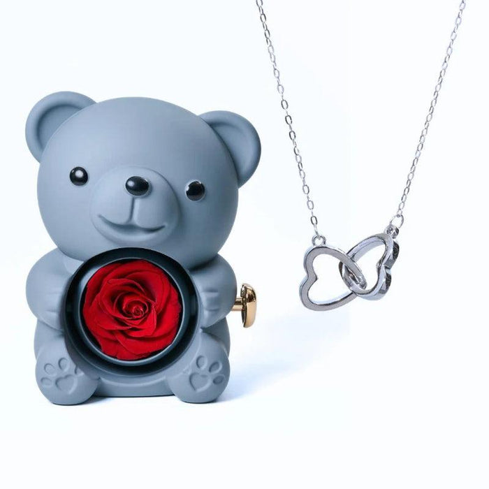 Personalized Eternal Bear Necklace