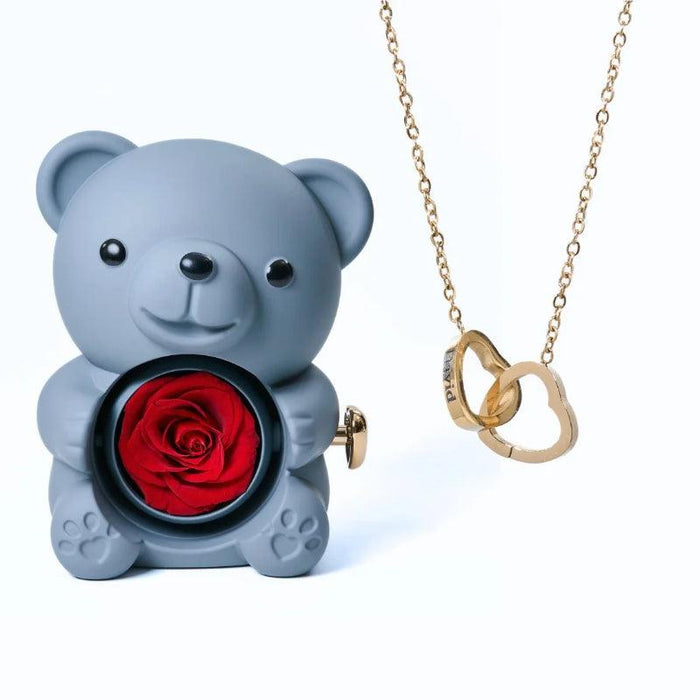 Personalized Eternal Bear Necklace