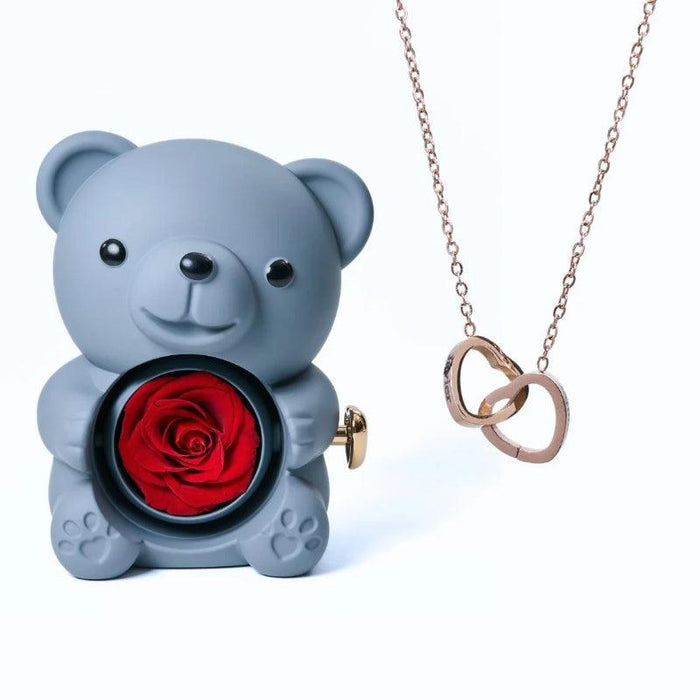 Personalized Eternal Bear Necklace