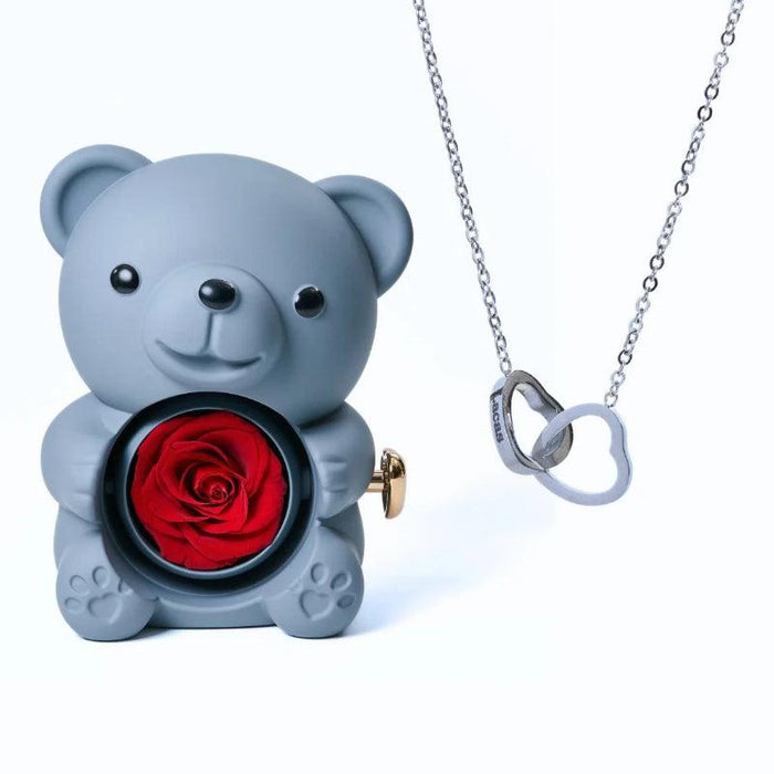 Personalized Eternal Bear Necklace