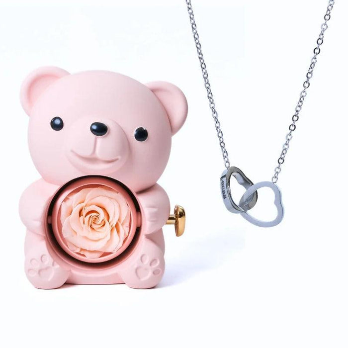 Personalized Eternal Bear Necklace