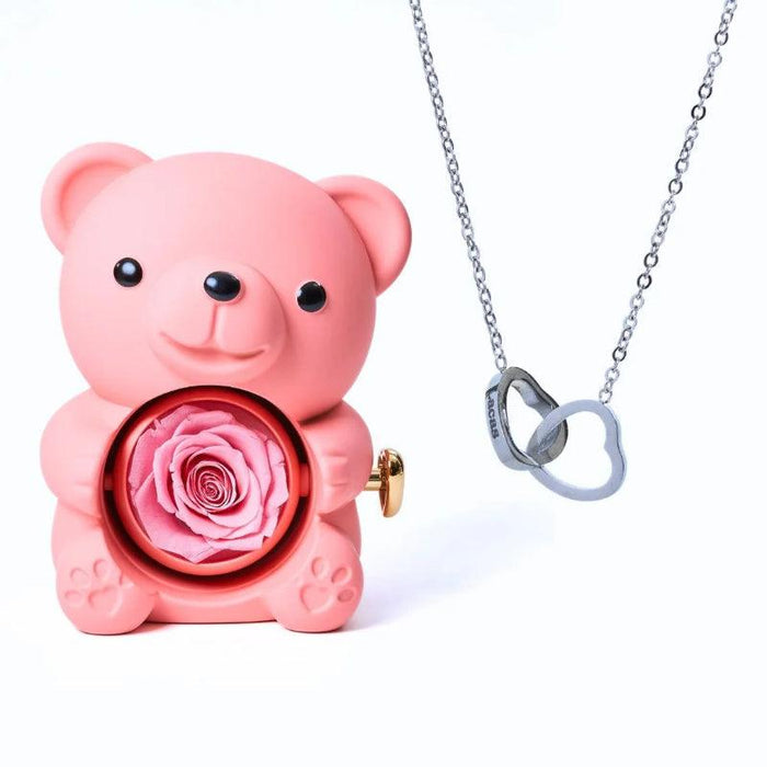 Personalized Eternal Bear Necklace
