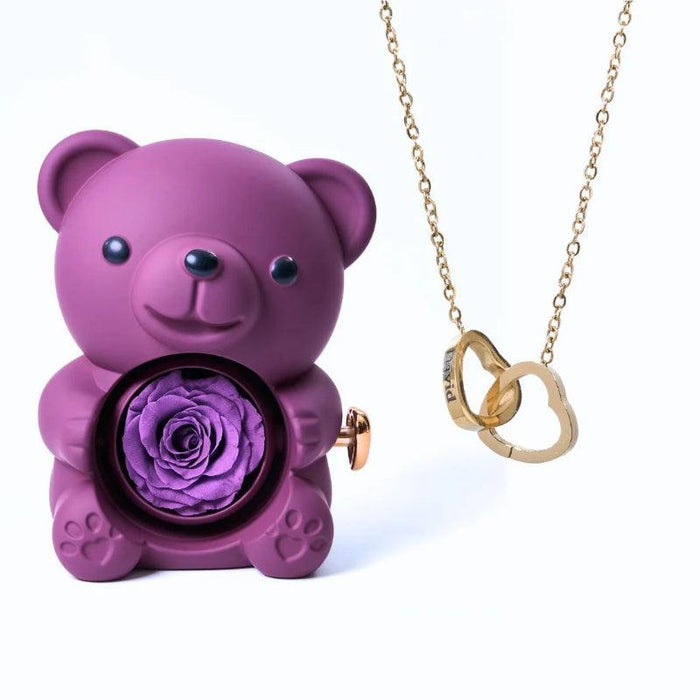Personalized Eternal Bear Necklace