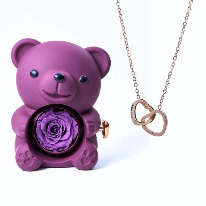 Personalized Eternal Bear Necklace