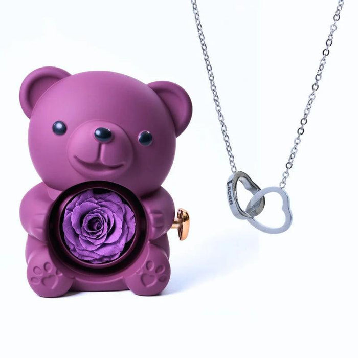 Personalized Eternal Bear Necklace