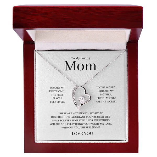Crystal Pendant Necklace For Mom