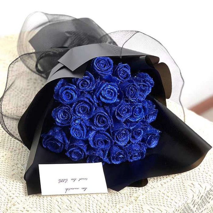 Glitter Rose Bouquet Perfect Graduation Gift