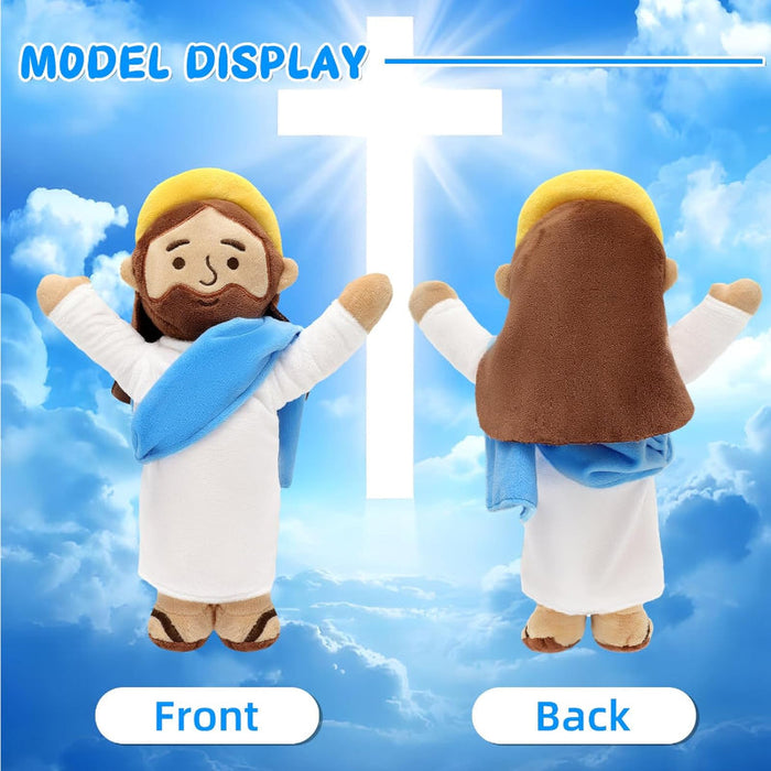 Stylish Jesus Design Plush Doll - Christian Stuffed Toy
