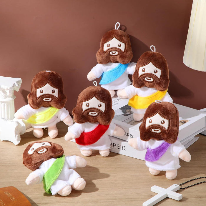 Set Of 6 Plush Jesus Toys - Faith Based Design To Play