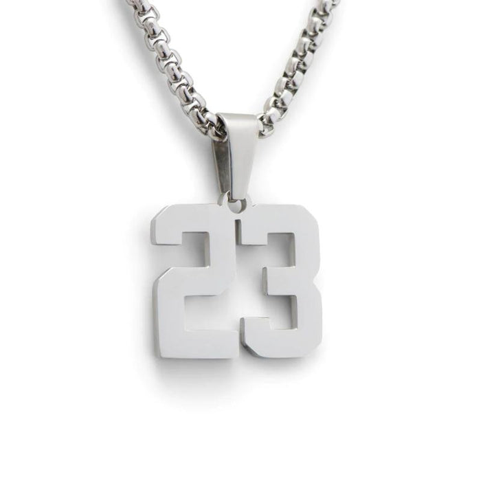 Personalized Number Pendant Athletic Jewelry