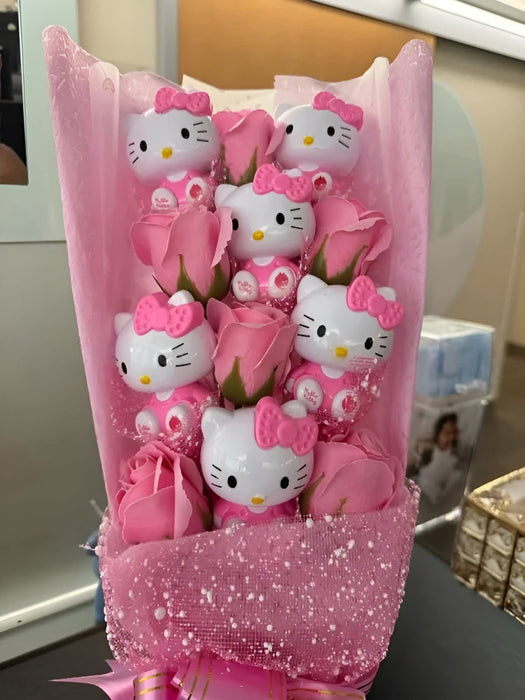 Hello Kitty Rose Bouquet Gift Set