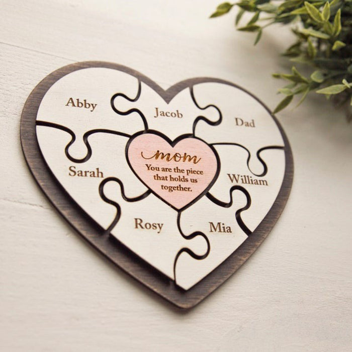 Personalized Mom Puzzles Name Sign
