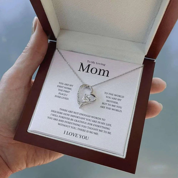 Crystal Pendant Necklace For Mom