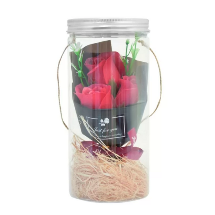 Rose Flower Bouquet Container