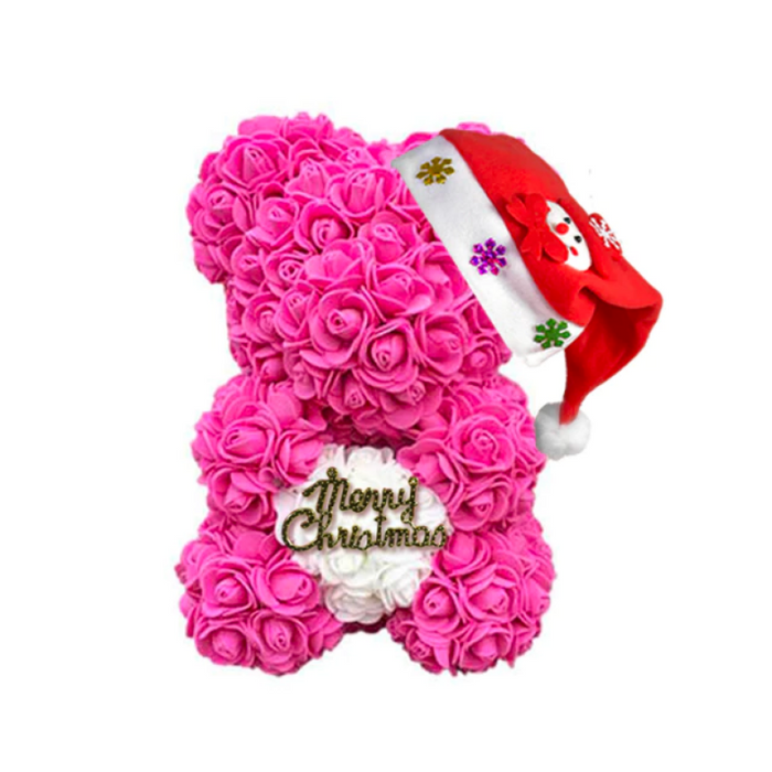 Christmas Hug Rose Bear – A Thoughtful Holiday Gift