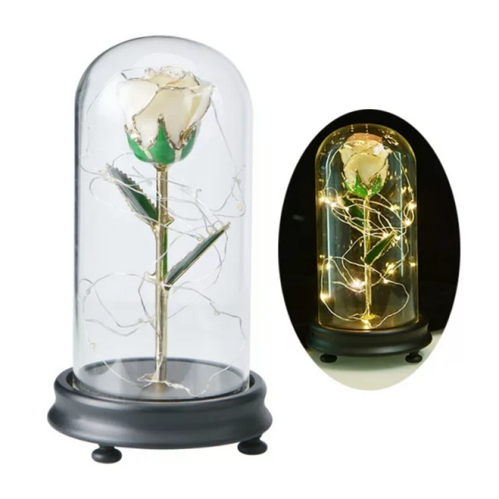 Gold Dipped Rose Dome